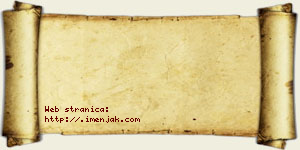 Pera Trnjaković vizit kartica